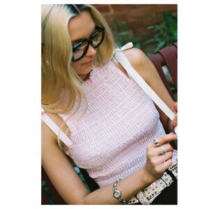 Après Studio Fairyfloss Ruched Cotton Tank